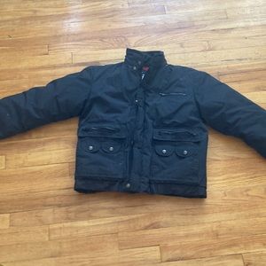 Hugo Valentino Winter Coat with Plaid Lining